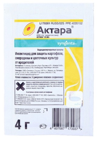 АКТАРА для борьбы с вредителями (пакет 4 гр) - ООО «Семена Тут»
